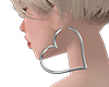 Silver Heart Earring