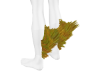 fur gold leg