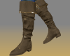 (7K)Gold Slouche Boots