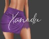 X Lace Skirt RLL Purple