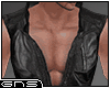 GNS- Open leather jacket