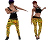 Fem African Print Pants