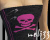 Pink skull corset