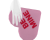 "be mine" heart