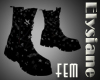 {E} Stars Black Boots F