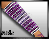 A~L/Purple silv Bangles