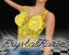 laced top yellow