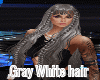 New Gray White hair