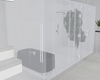 shower glass wall