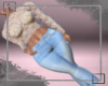 Lace and Denim White