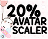 ♚ 20% Kids Scaler