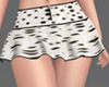 Y2K White Leo Skirt
