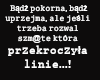 Napis biały