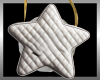 White Quilted Star Bag
