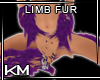 +KM+ Limb Fur Purple