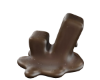 Chocolate Letter J