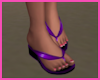 Di* Purple Flip Flops