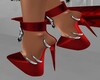 Red Spike Pumps