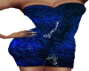 Blue Snake Skin Dress