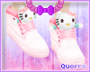 Qღ Pink Kitty Shoes