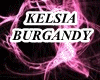 Kelsia Burgandy