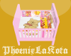 Pooh Pink Crib w/mobile