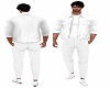Full  white outfit shoes