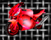 Neon Orange Motorcycle