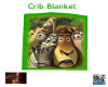 Madagascar Crib Blanket