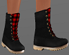 H/Black/Plaid Boots