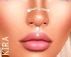 *k* Nose chain +Piercing