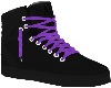 Black/Purple HighTops