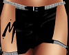 {M}Belted PVC Hot Shorts
