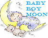baby boy moon mesita