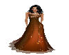 Brown Evening Gown