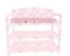 pink baby changing table