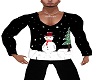 Snow man Xmas sweater