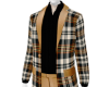 GLEN  BLK/GLD PLAID ST