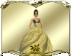 Lady dress gold