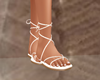 WHITE SUMMER SANDALS