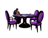 Purple Coffee Chat Table