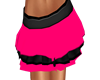 pink & black skirt