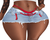 Red Laced Skirt