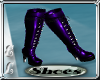 Purple Pvc Boots