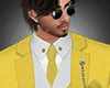 Elegant Whi/Yellow Suit