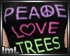 lmL PeaceLoveTrees Tee F