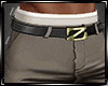 Brown Belted Pants