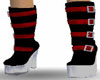 [Sil] Red & Black Boots