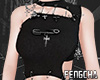 冯 Goth Chrome Top