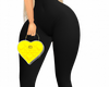 CD Yellow Heart Bag